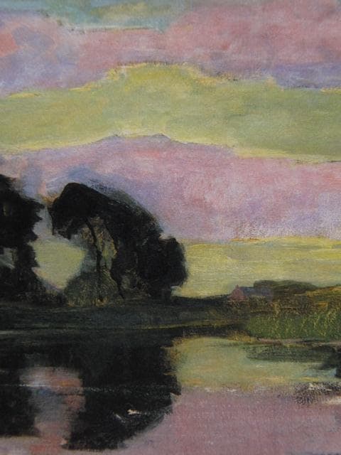 ピート・モンドリアン、『広々とした風景』、希少な画集より