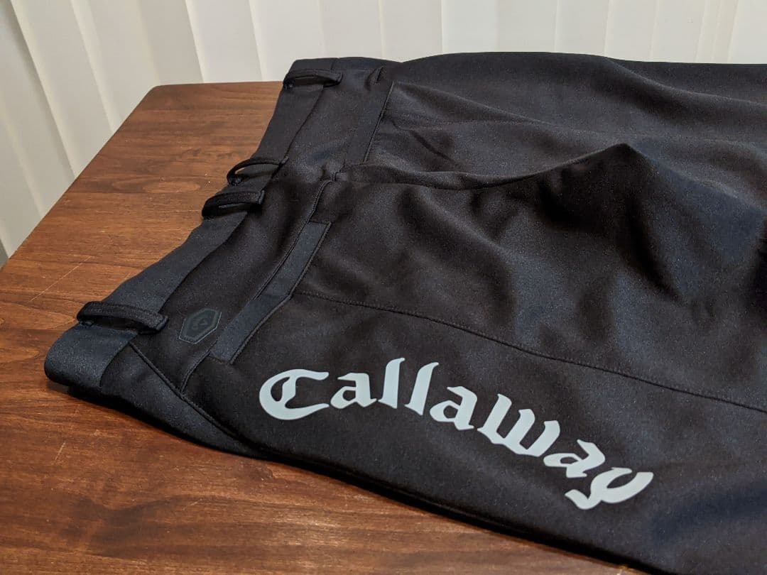 キャロウェイ　デカロゴ　ストレッチ　ロングパンツ　ダンボール　ジョガーパンツ