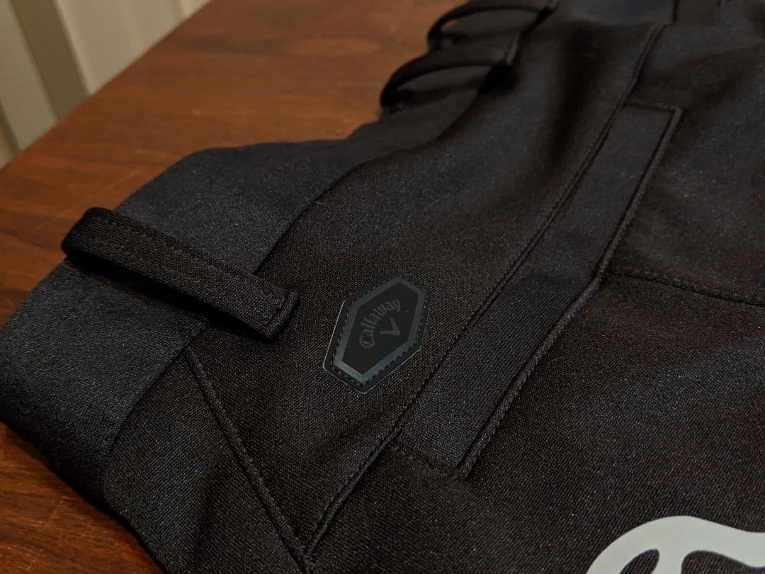 キャロウェイ　デカロゴ　ストレッチ　ロングパンツ　ダンボール　ジョガーパンツ