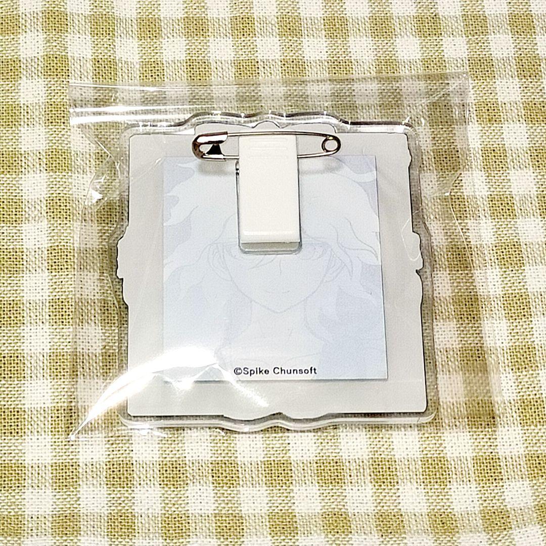 ダンガンロンパ エビテン 遺影 アクリル バッジ 狛枝 凪斗