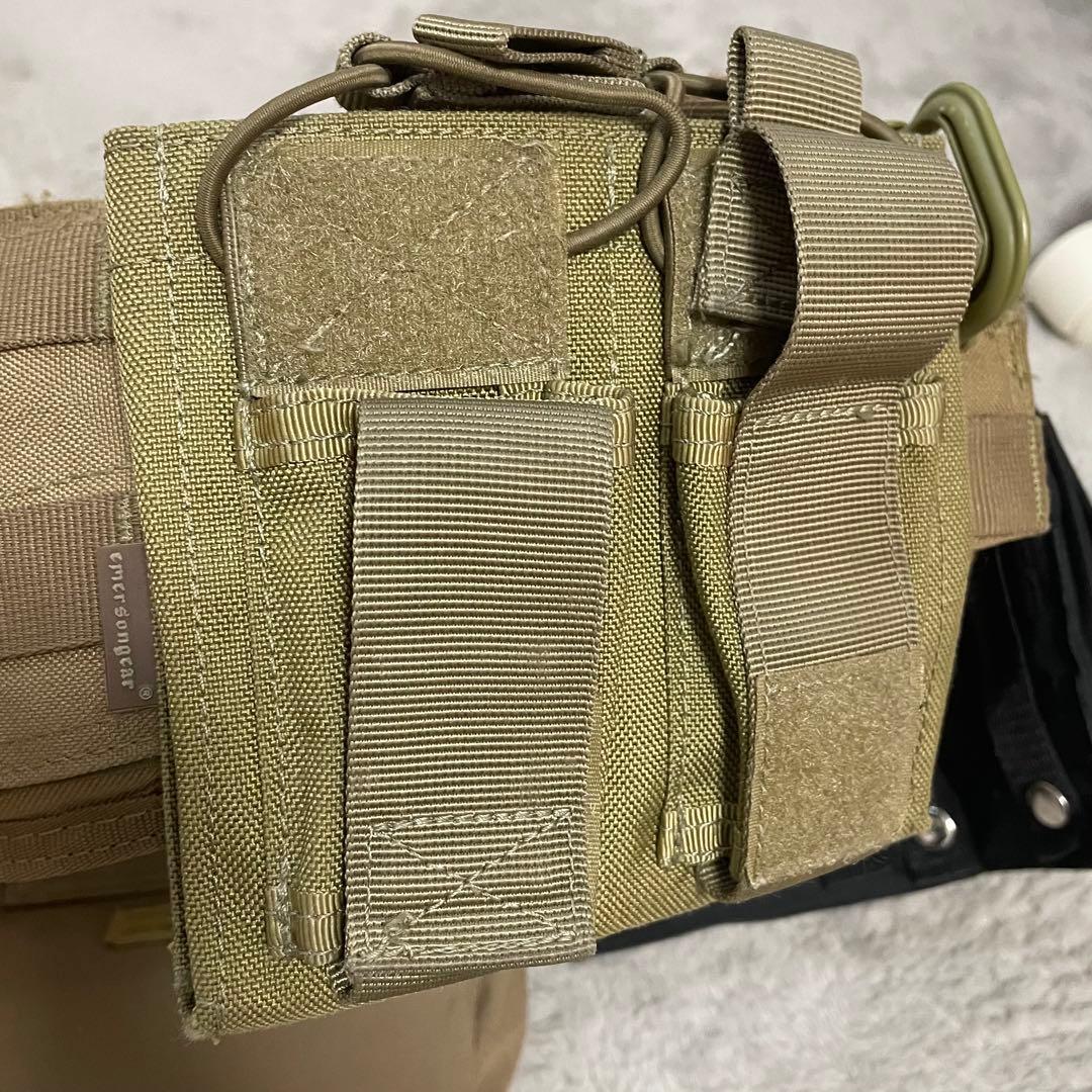 EmersonGear プレートキャリア＋バトルベルト、ポーチ他セット