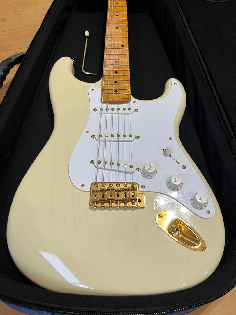 ギター K.Nyui Custom Guitar KNST ASH/M Blonde