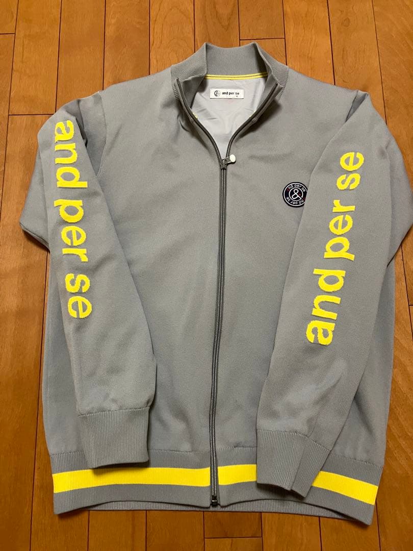 and per se グレー ジャケット M