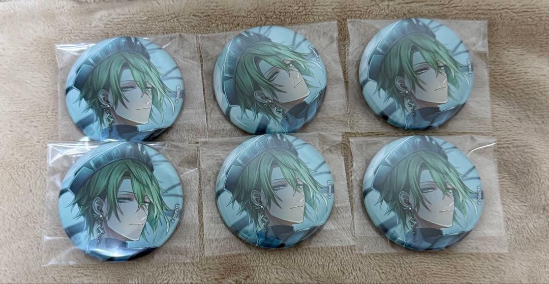 ブラスタ 6周年 缶バッジ リンドウ