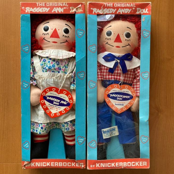 激レア　箱入り ラガディ アン＆アンディ ヴィンテージ ペア ドール