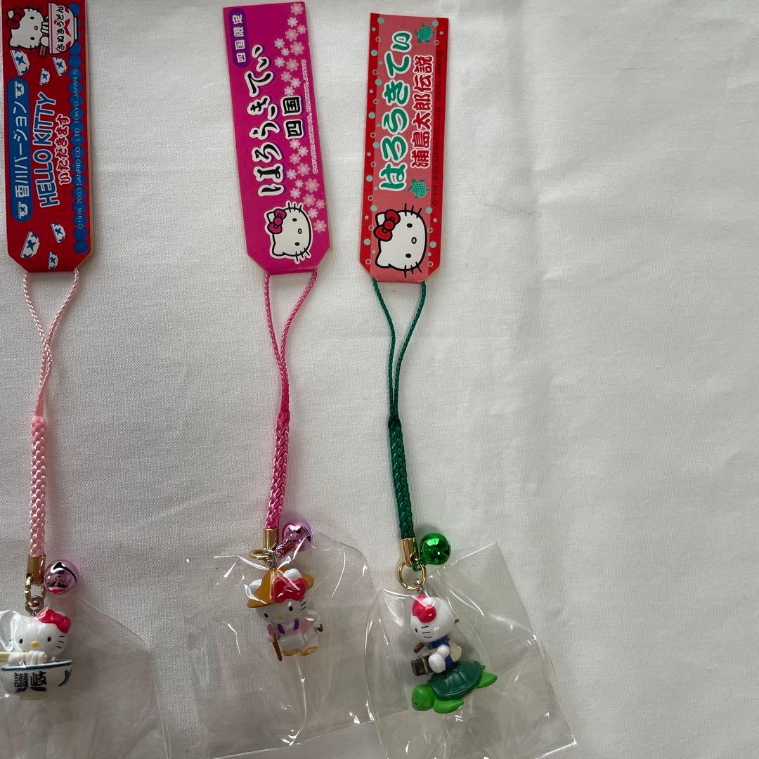 新品◆ハローキティ ご当地キティ 根付けストラップ 四国 12個セット◆匿名配送