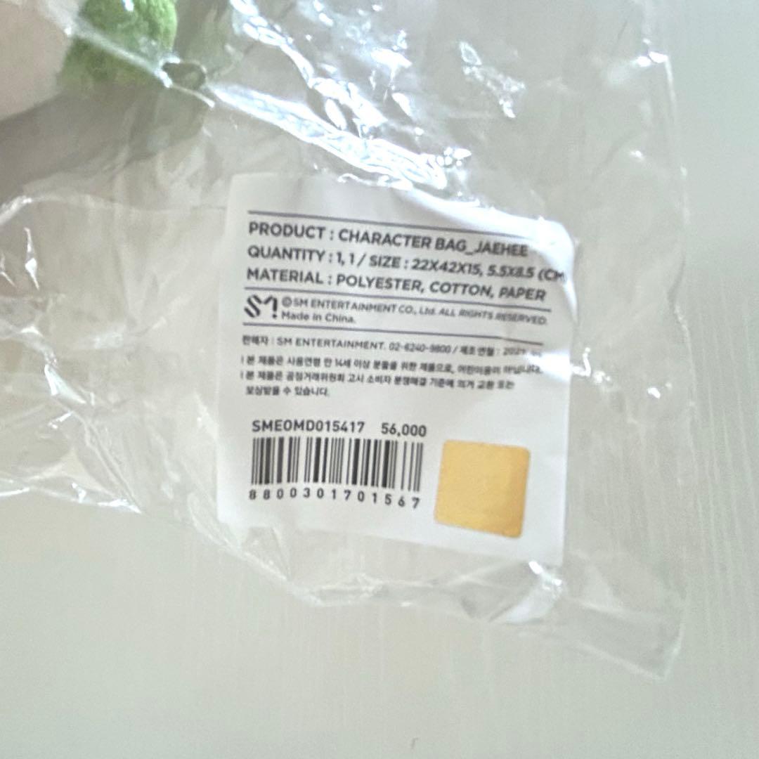 NCTWISH ジェヒ デントリバー バッグ カバン キャラクター 新品未開封