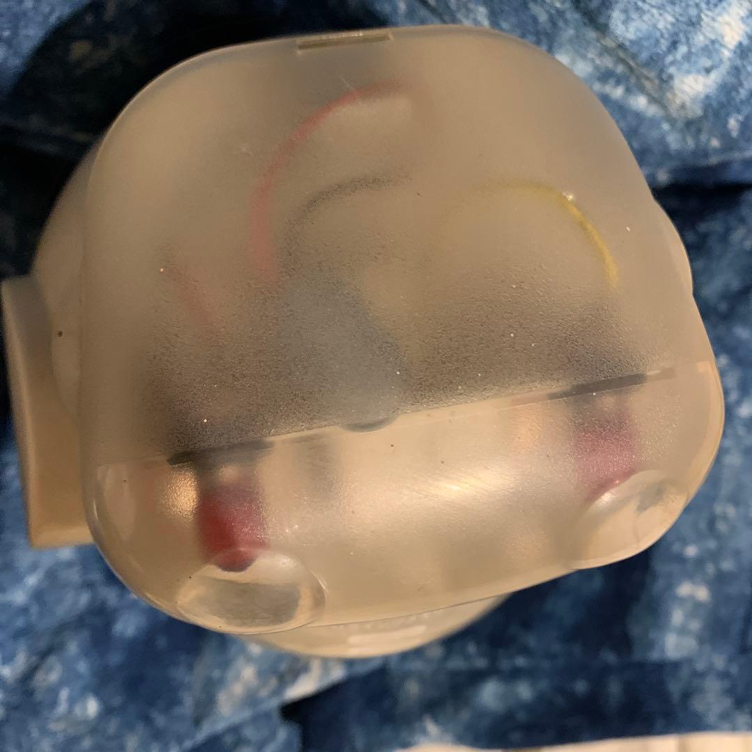 激レア‼️ 昭和レトロ　貝印ツメキリ　什器　ツメ吉くんロボット　回転式　爪切り付き