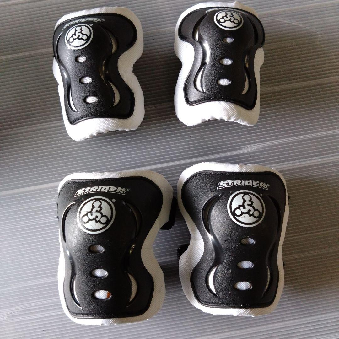 STRIDER バランスバイク ブラック　プロテクター付き