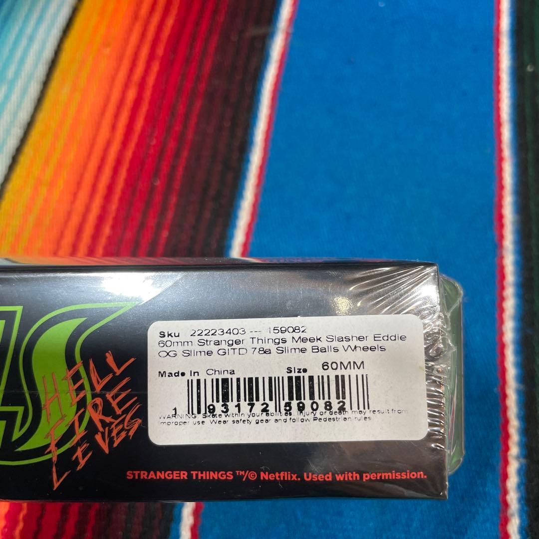 STRANGER THINGS SLIMEBALL 60mm 78Aウィール