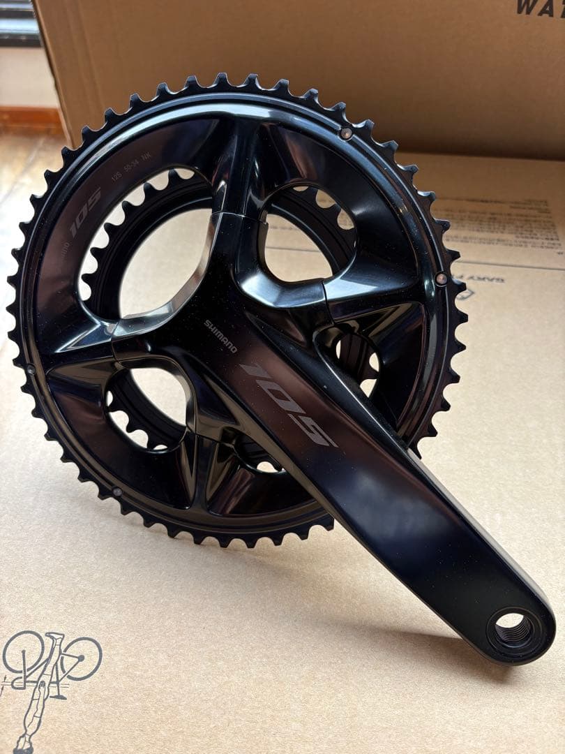 シマノ105FC-R7100クランクセット50/34 170mm【新品】