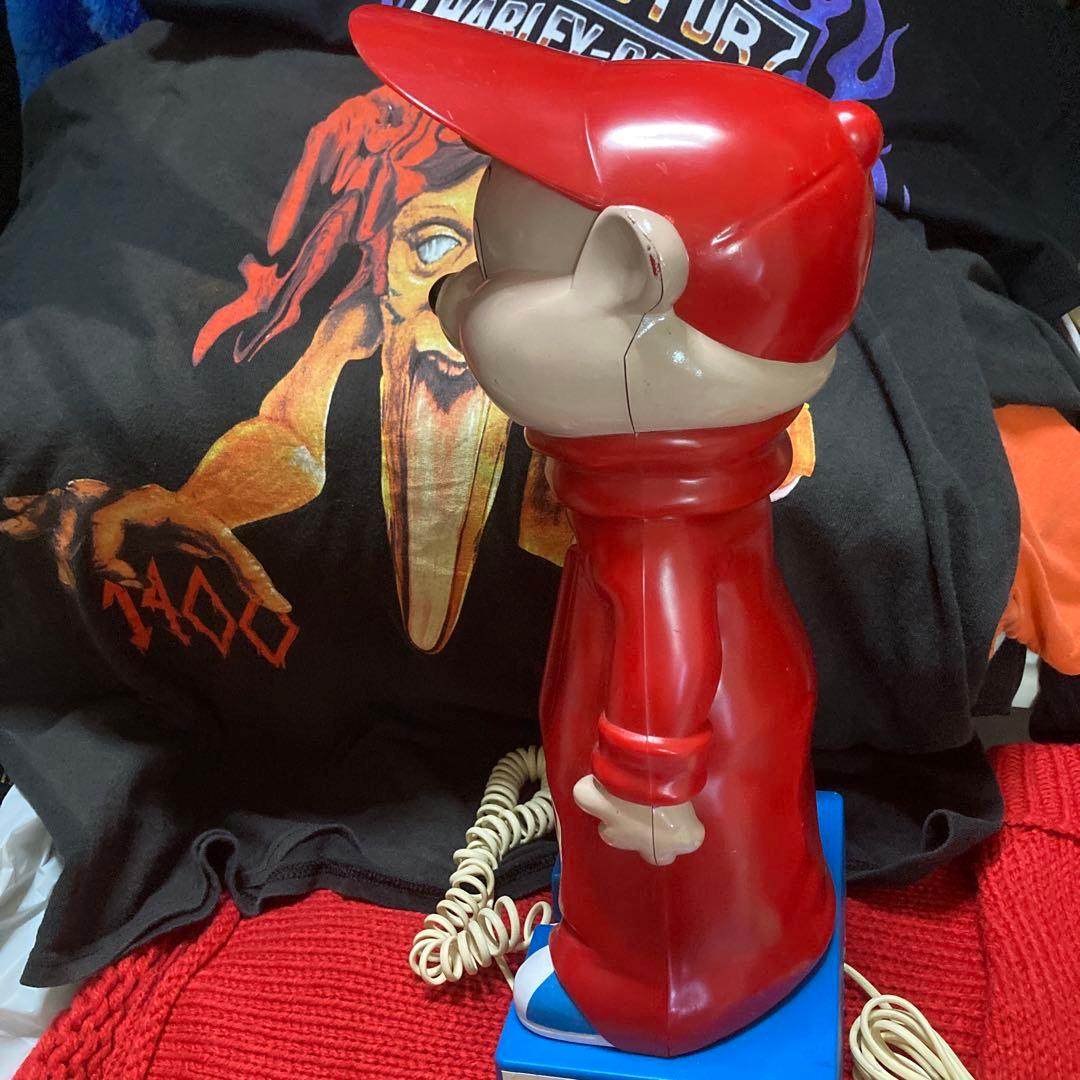 アルビン&チップマンクス　ビンテージ　アメトイ　電話機　フィギュア