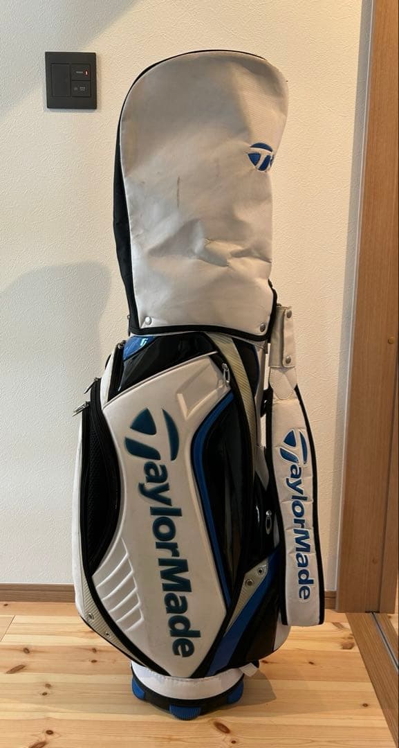 TaylorMade キャディバッグ ホワイト・ブルー・ブラック テーラーメイド