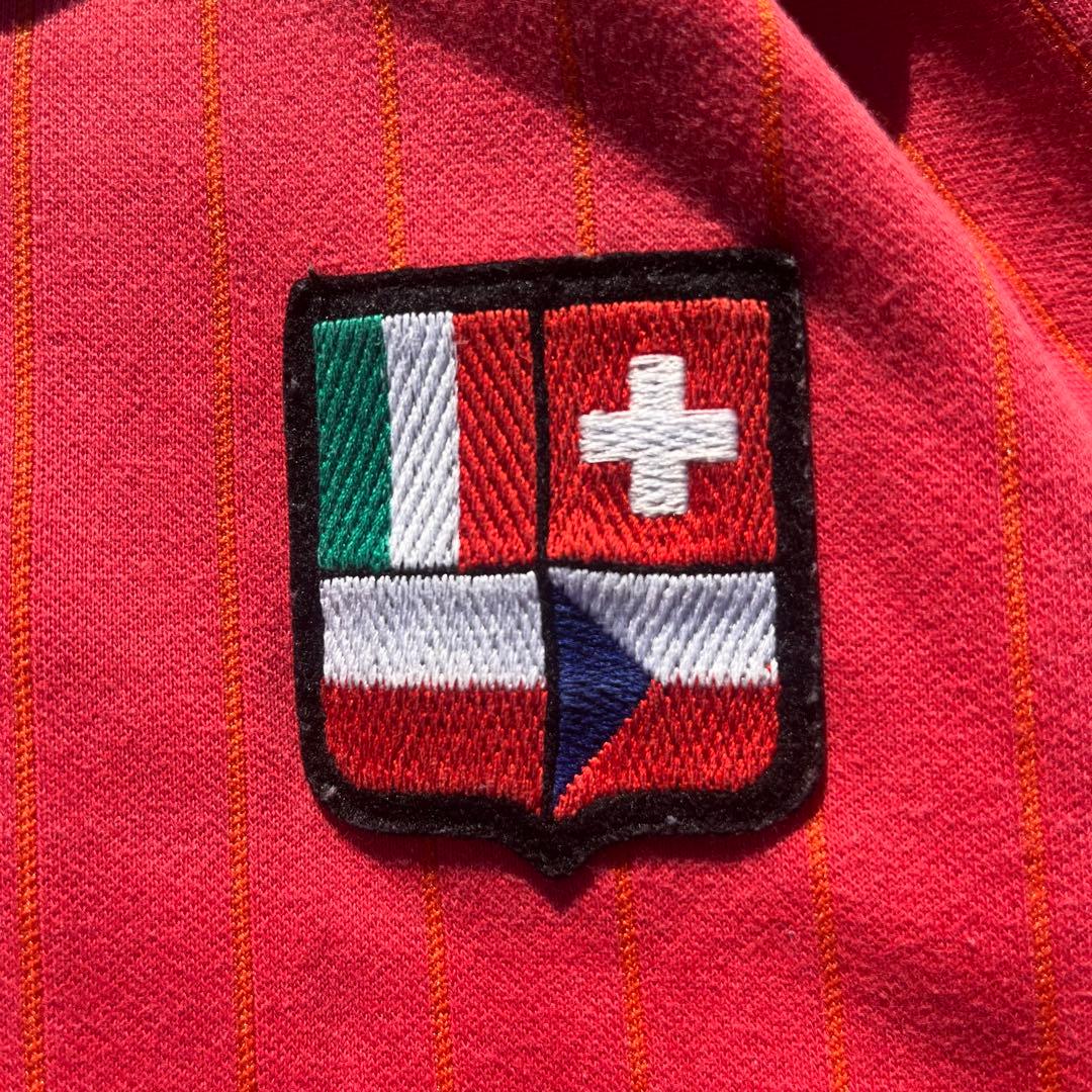 80s Puma ヒットユニオン製 トラックジャケット ジャージ 刺繍 赤 L