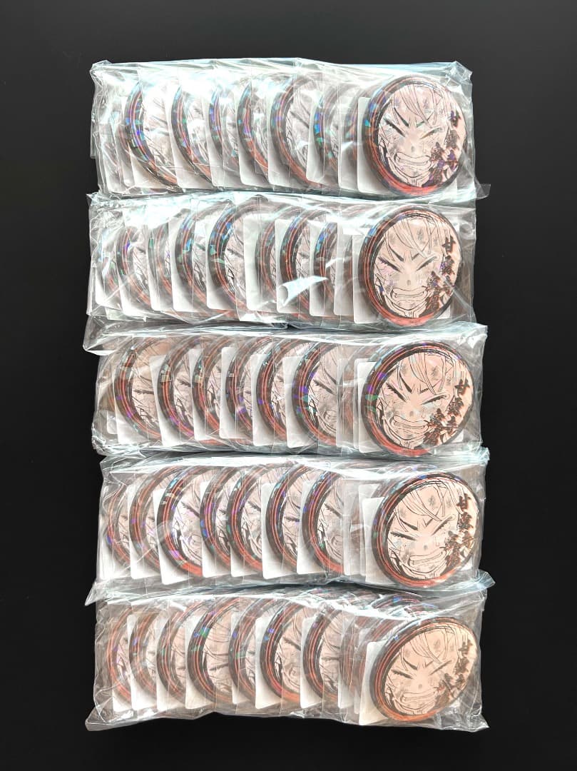 鬼滅の刃 オールスター缶バッジ 甘露寺蜜璃 涙Ver. 50点