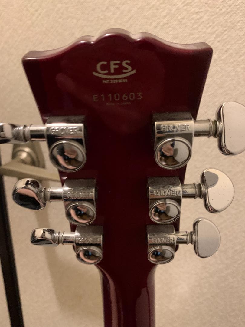 レスポールタイプ エレキギター サンバースト coolz　ジャック割れ　傷あり