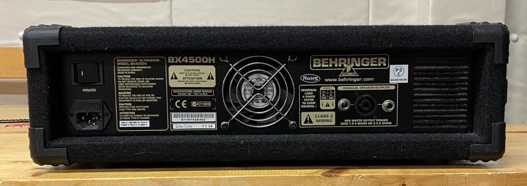 【底値】Behringer BX4500H ベースヘッド 動作良好