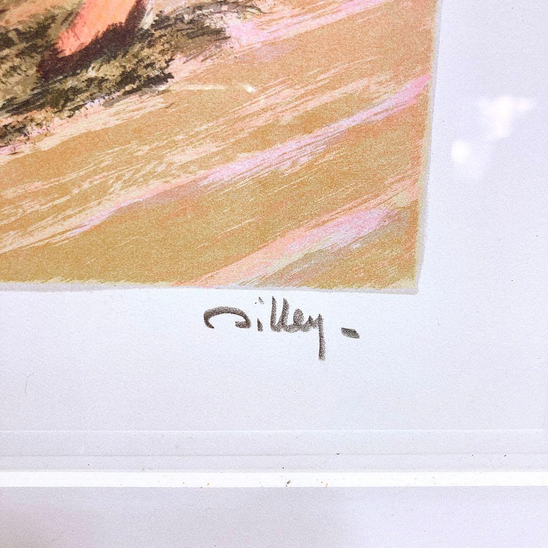 希少！ramon dilley 絵画　ディレイ　海岸にて