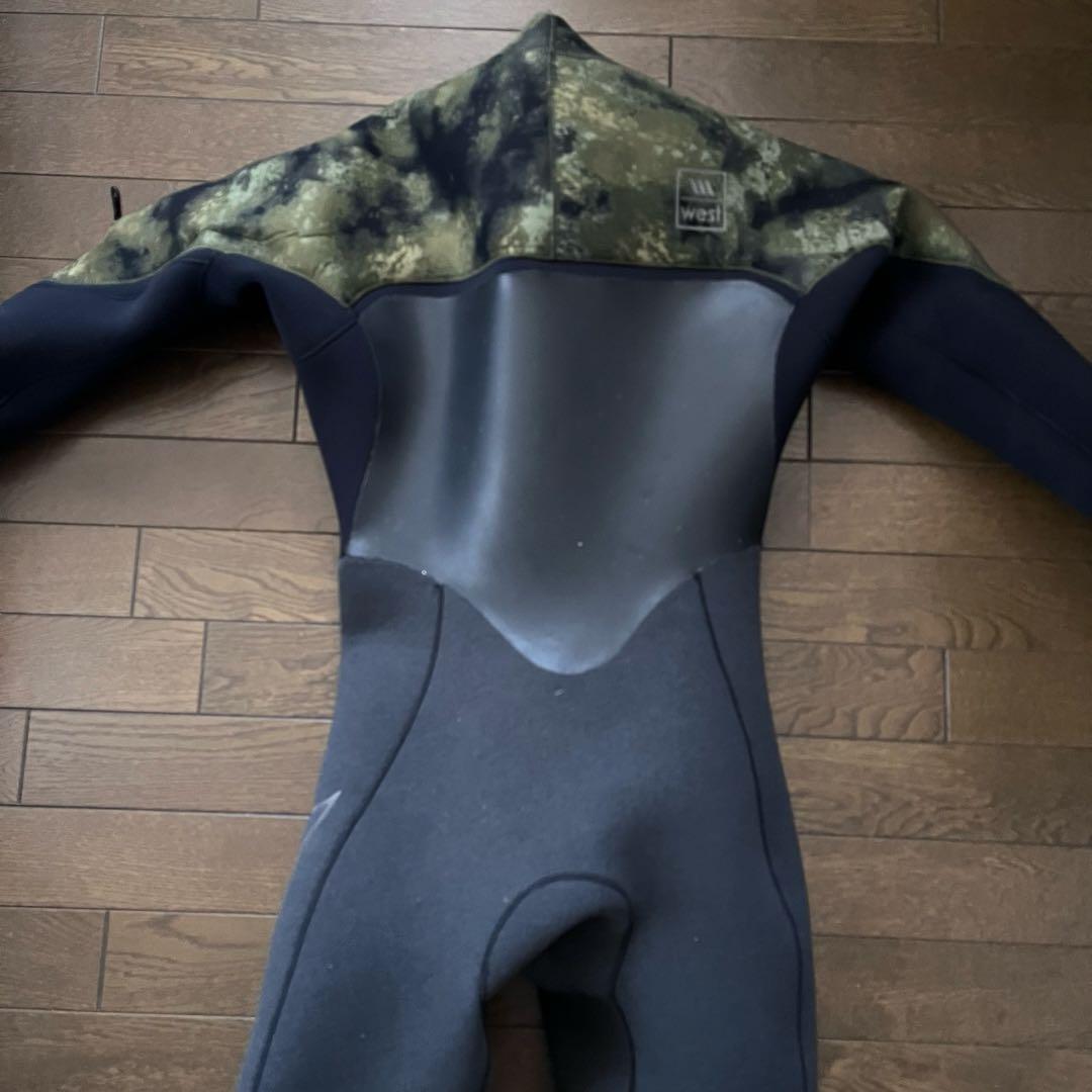 Wetsuit 5×3ブラック・カモフラージュ セミドライスーツ