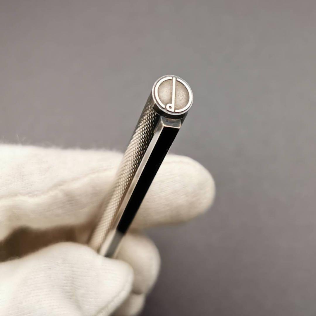 シルバー メタル ボールペン　ダンヒル