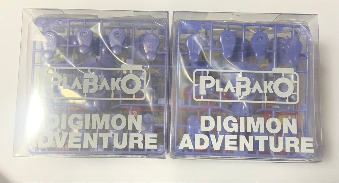 プラバコ　デジモンアドベンチャー　PLA BAKO メタルガルルモン ２種