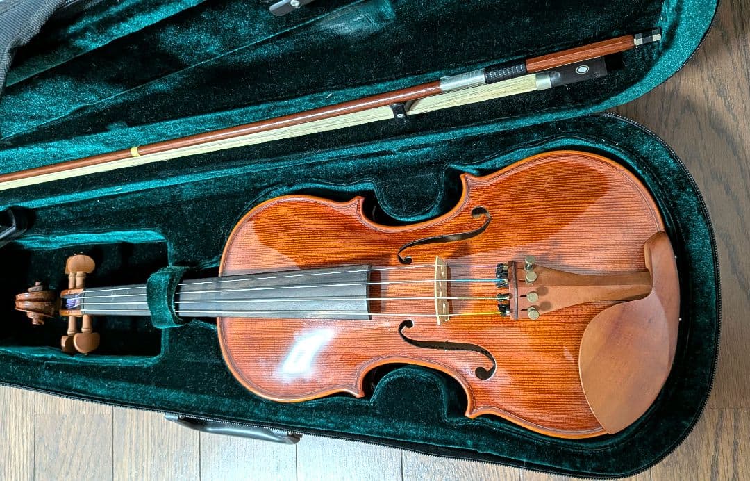 美虎杢 バイオリン 4/4サイズ ケース・弓・肩当て付