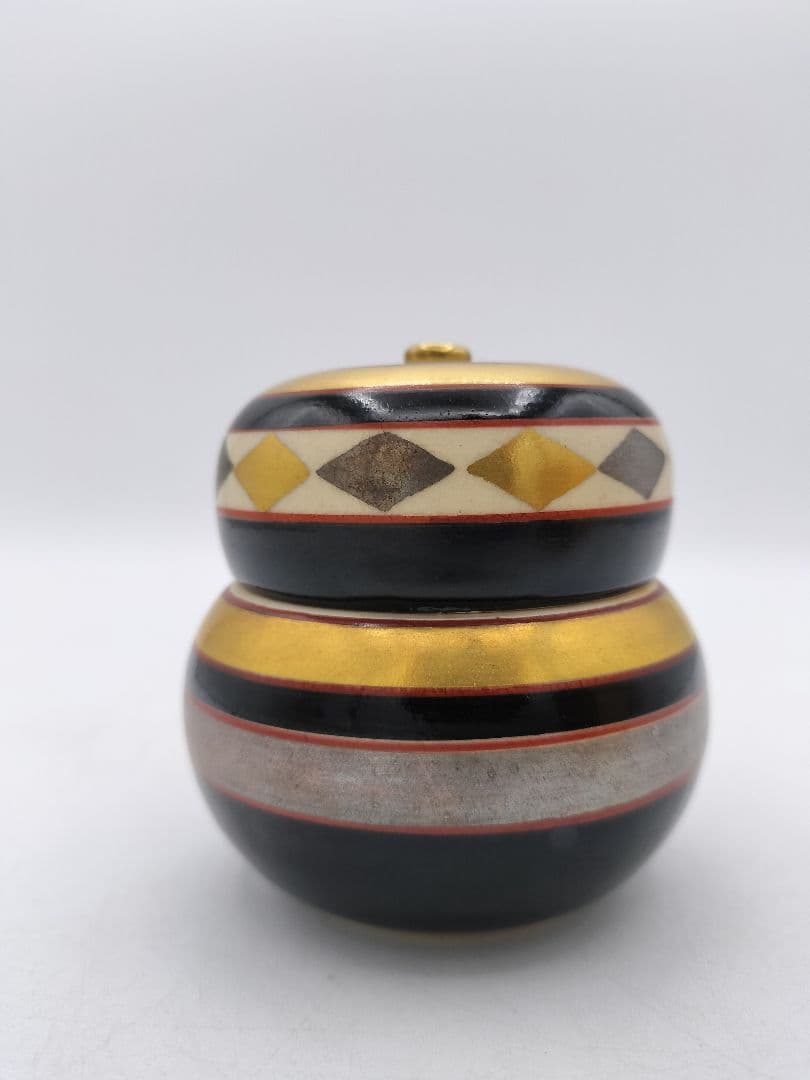 c840 茶器 瓢 独楽 通次阿山 木箱 茶道具 古物