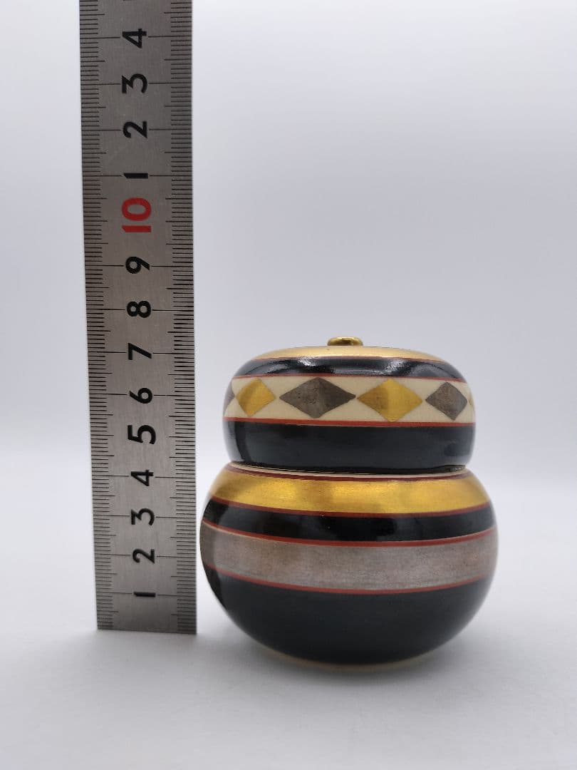 c840 茶器 瓢 独楽 通次阿山 木箱 茶道具 古物