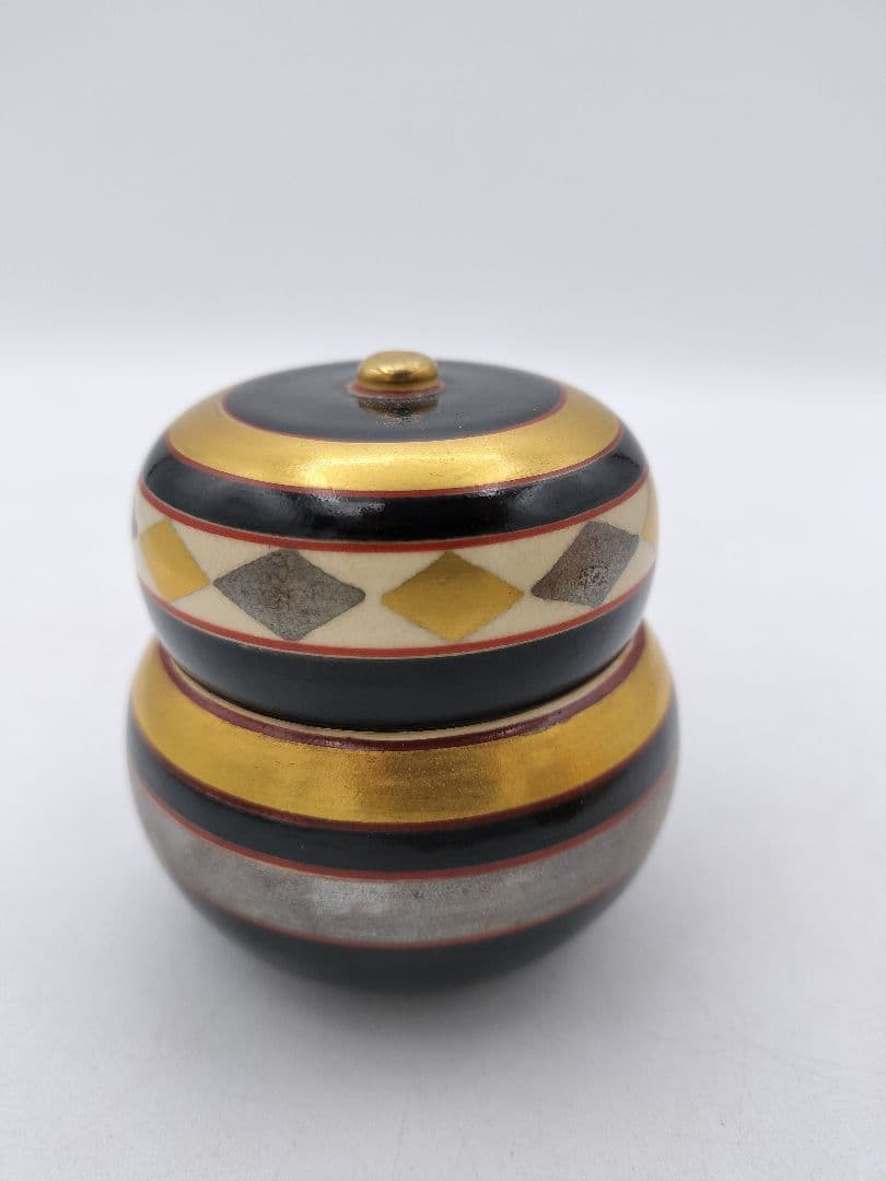 c840 茶器 瓢 独楽 通次阿山 木箱 茶道具 古物