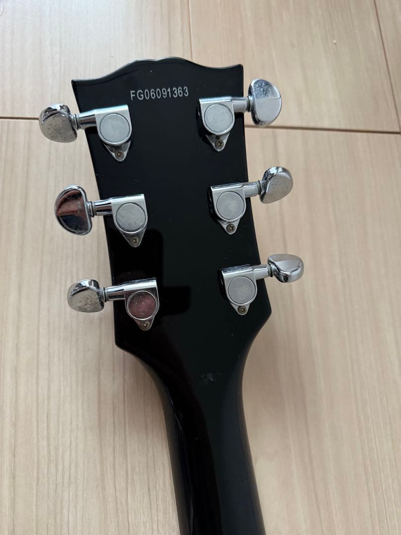 Burnyレスポールタイプ　エレキギター ブラック