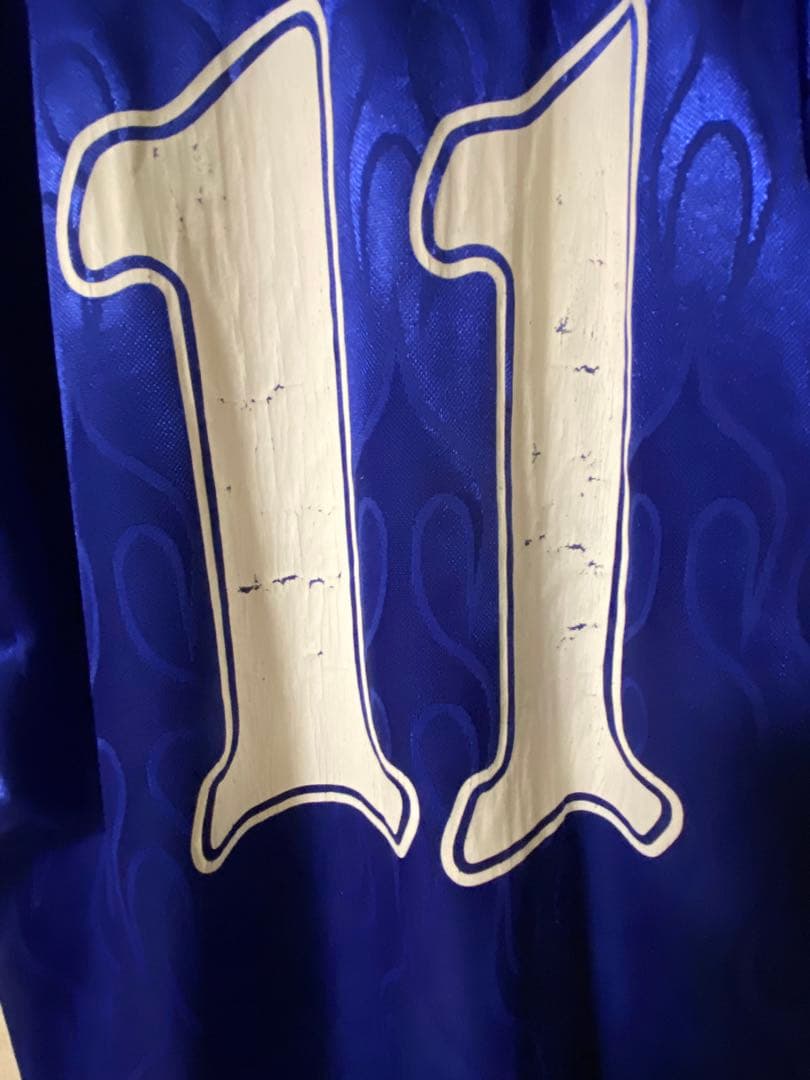 アシックス 日本代表 ユニフォーム フランスW杯 炎モデル 三浦知良 カズ 11