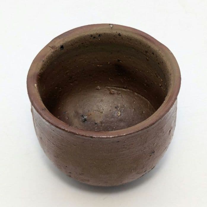 人間国宝 藤原雄 備前焼 緋襷酒呑 酒器 ぐい呑 酒盃 酒杯 お猪口 おちょこ