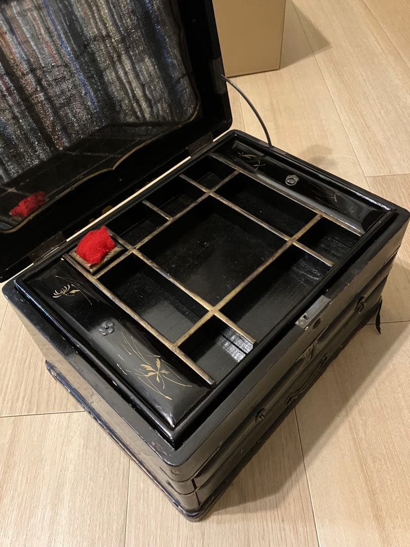 アンティーク オリエンタル 小物入れ