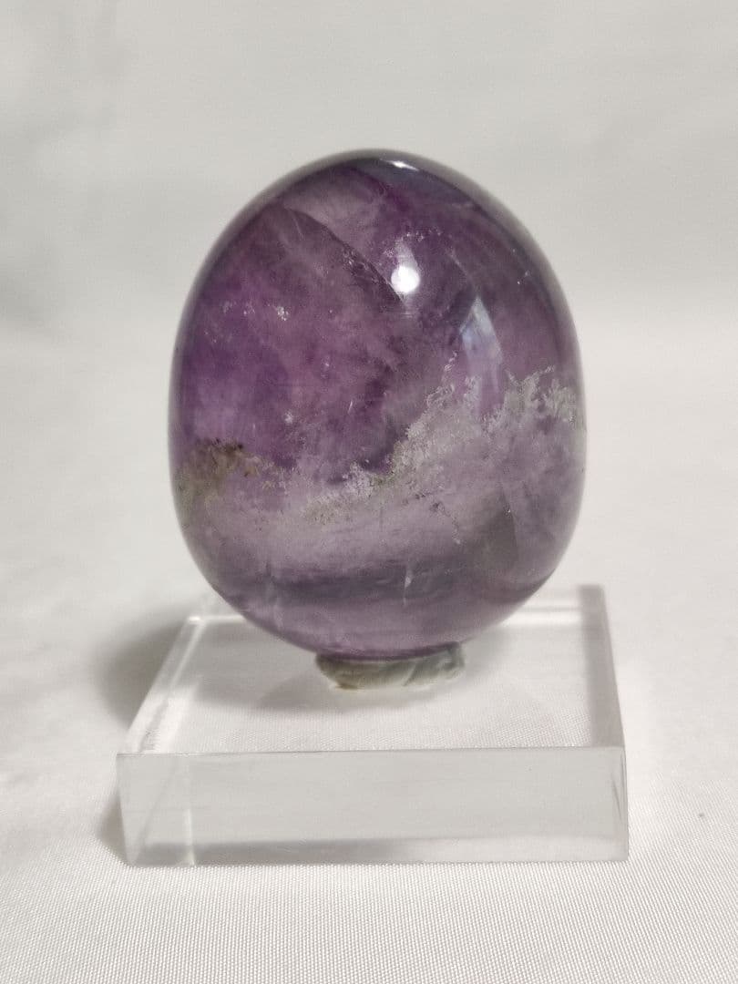 パワーストーン　天然石　エッグ型　フローライト　100g　No.389