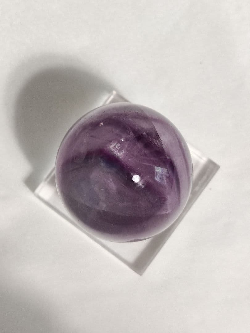 パワーストーン　天然石　エッグ型　フローライト　100g　No.389