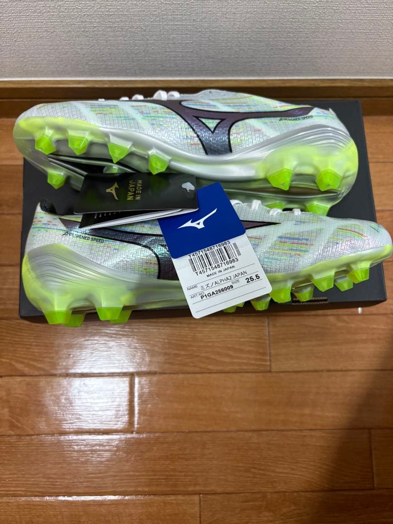Mizuno α ミズノアルファ2Japan ホワイト×シルバーイリディセント