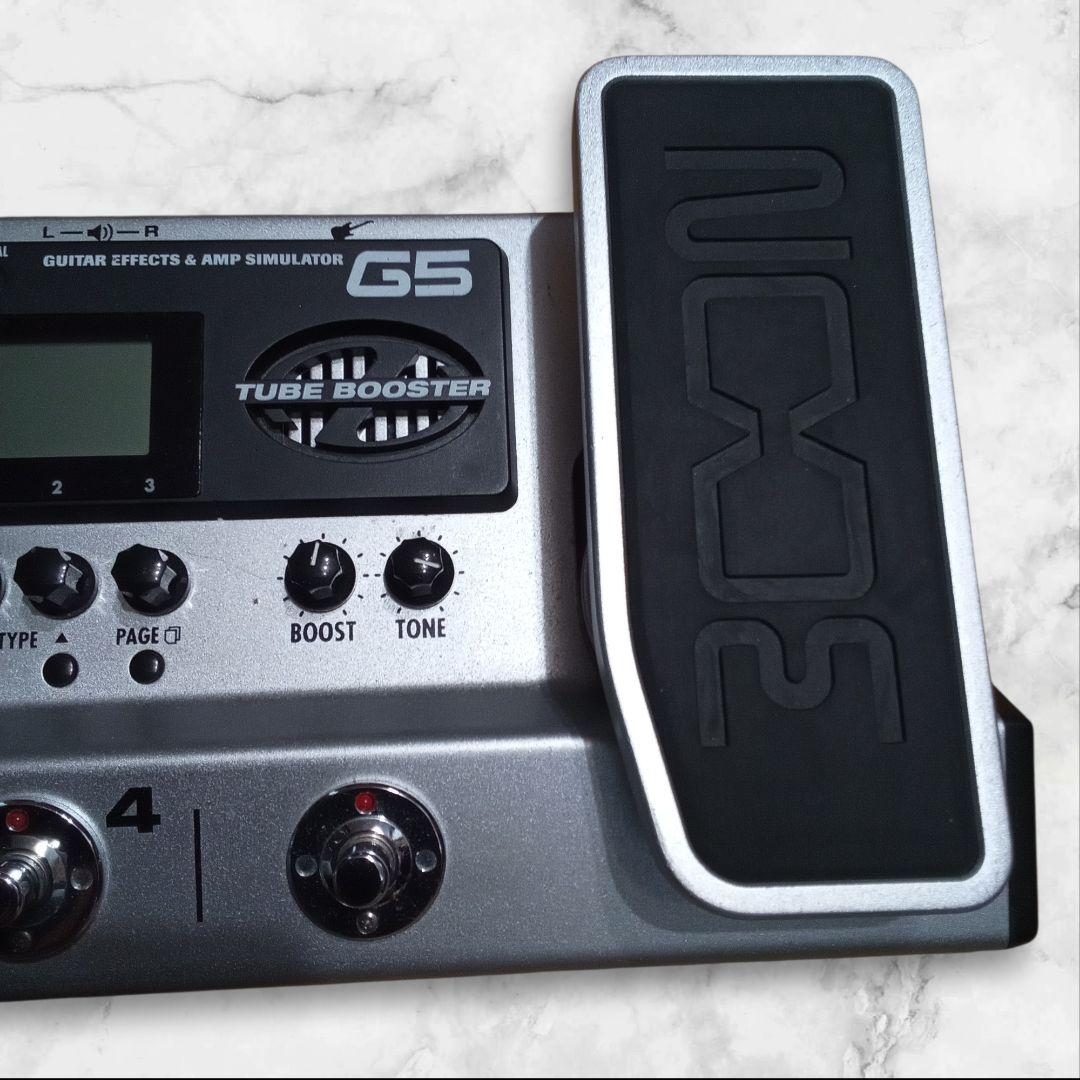 ZOOM G5 ギターエフェクター　マルチエフェクター　シルバー