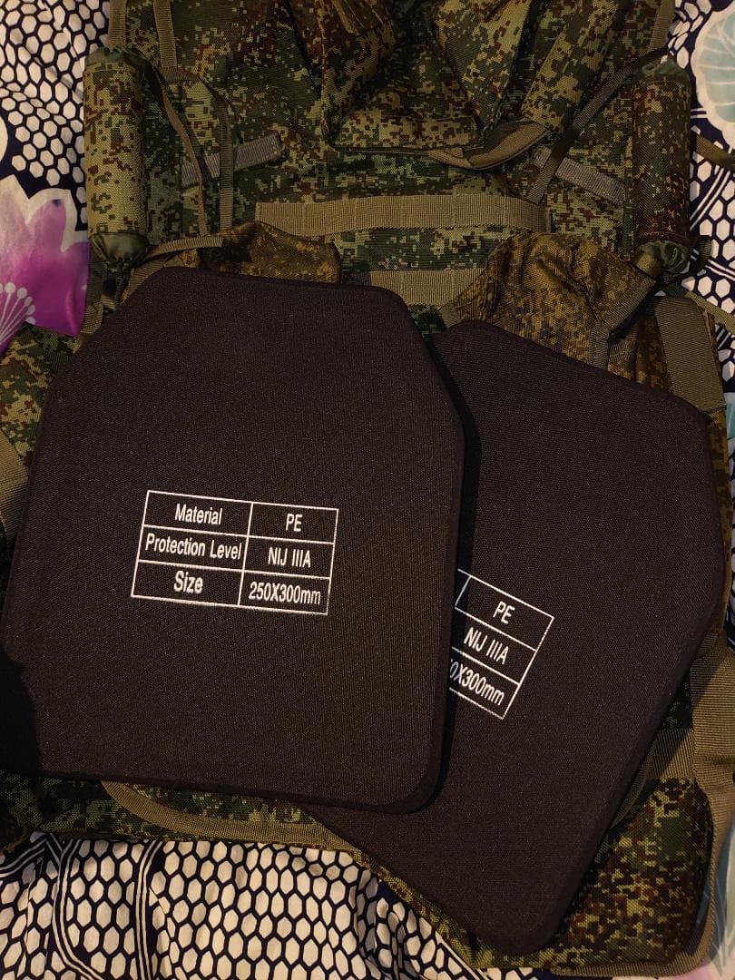 本物の 防弾 プレート 4枚 NIJ IIIA