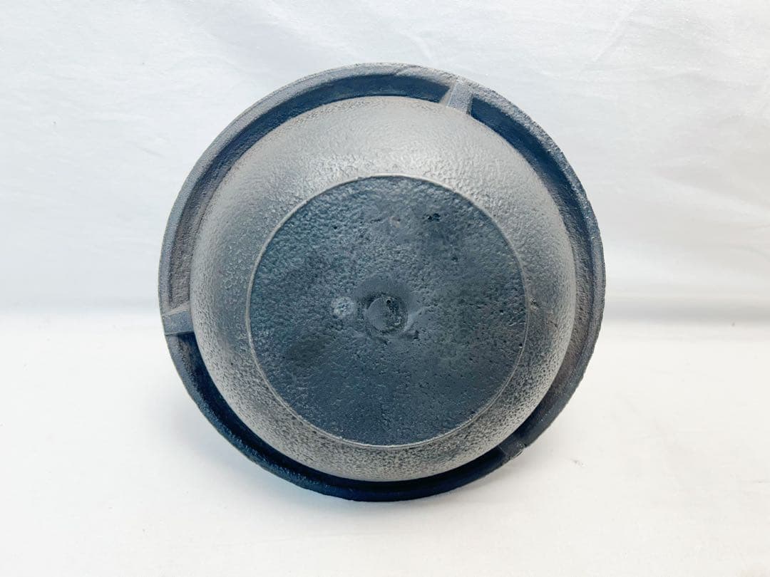 美品 茶道具 唐銅鬼面風炉 真形釜添 野々田製電熱器 敷板3点セット 紙箱