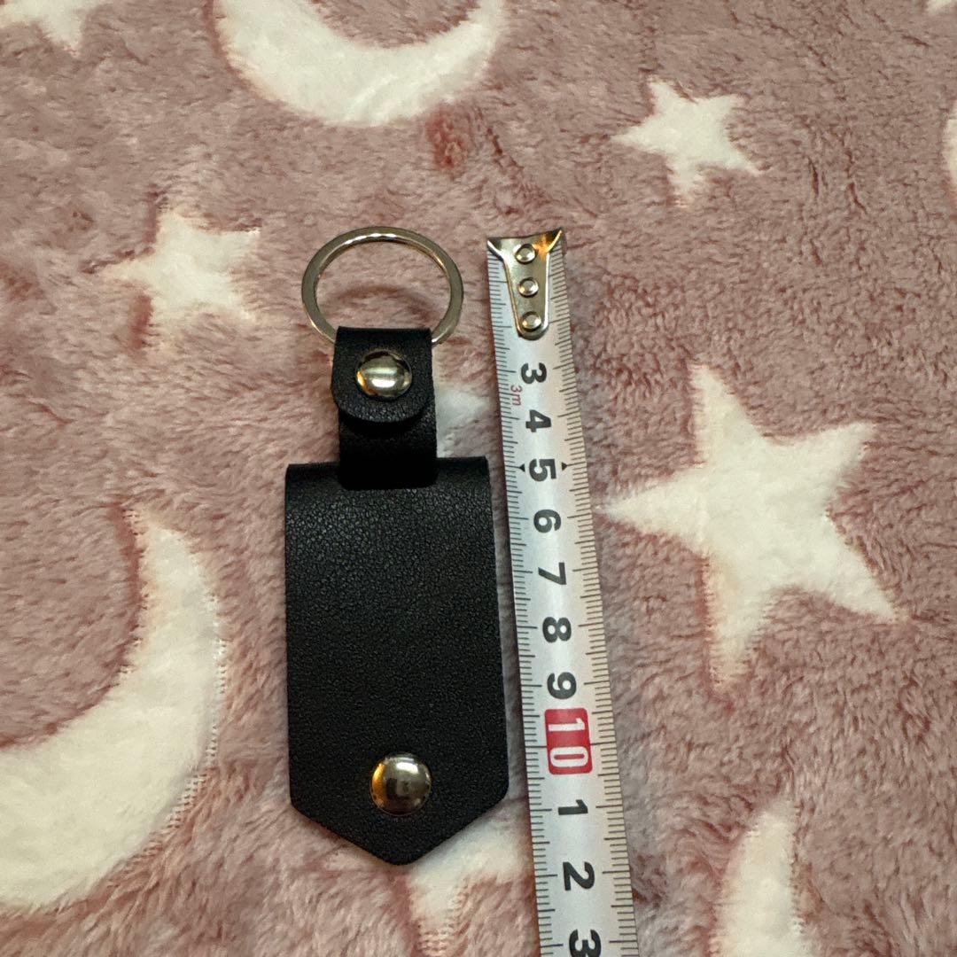 ASTROムンビンPUレザーフォトキーホルダー