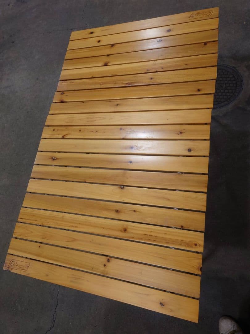 コールマン　テーブル　ナチュラルウッドロールテーブル110