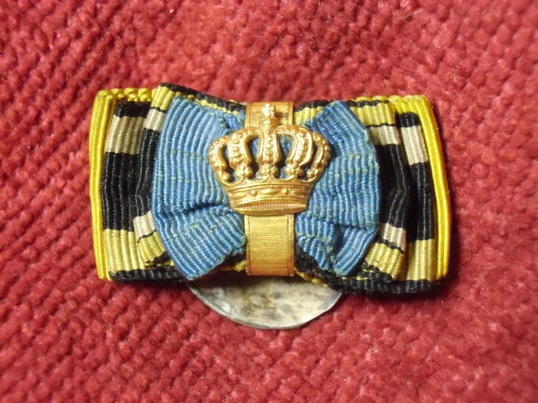 W帝政ドイツ軍/プロイセン王国＊将官～将校用＊４連ボタン穴用略綬（実物）