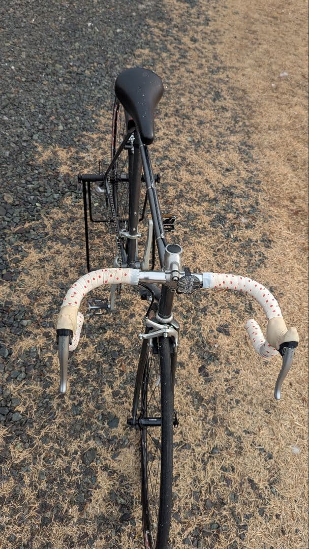 クロモリフレームロードバイク 2×7s 700×23c 塗装済宮城県 手渡し限定