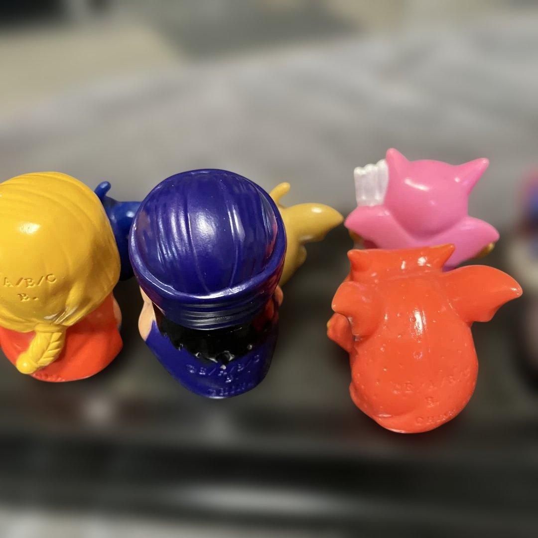 激レア】ドラゴンクエスト 天空の章 ソフビ 指人形 フィギュア セット 当時物