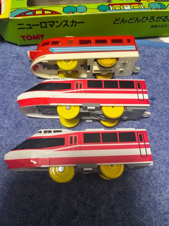プラレール　前スイッチ　小田急　ニューロマンスカー　レトロ　絶版プラレール　6
