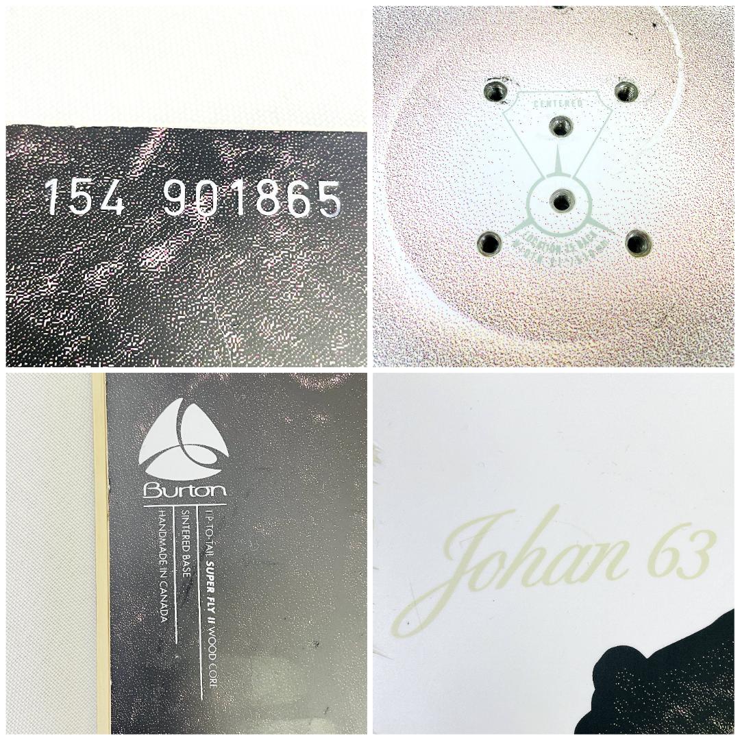 Burton Johan 63 161cm スカルフレイム カナダ製 ウッドコア