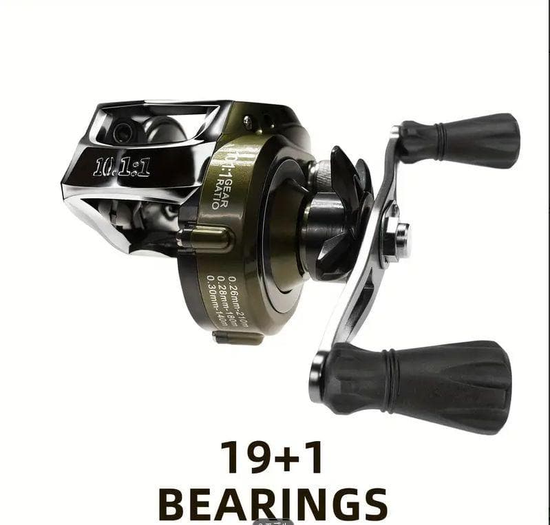 0415 世界第二位の高速巻き上げベイトリール!! ゴーストホーン グリーン