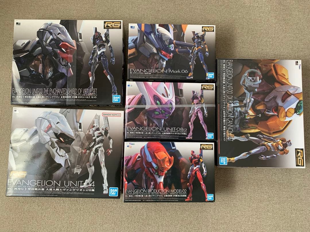 【未組立】RG エヴァンゲリオン セット