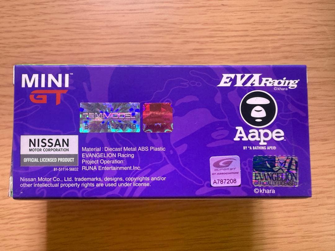 MINI GTポップレース1/64AAPE EVA Racing GTR R35