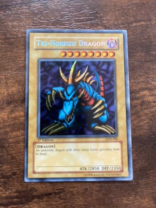 遊戯王 トライホーンドラゴン　英語　シークレット　エラー